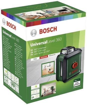 Bosch Home and Garden UniversalLevel 360 krížový laser  vr. tašky, samonivelačná Dosah (max.): 12 m
