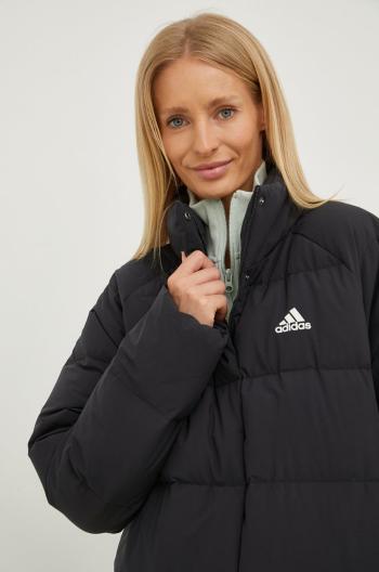 Páperová bunda adidas Performance dámska, čierna farba, zimná