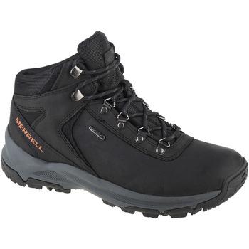 Merrell  Turistická obuv Erie Mid Ltr WP  Čierna