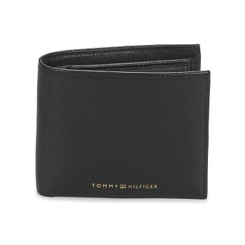 Tommy Hilfiger  PREMIUM LEATHER CC FLAP AND COIN  Peňaženky Čierna