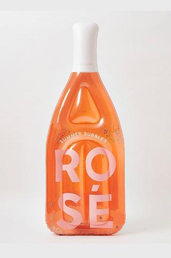 SunnyLife nafukovací matrac na plávanie Luxe Rose Bottle