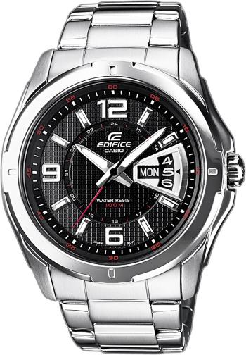 Casio Quartz náramkové hodinky EF-129D-1AVEF (d x š x v) 49 x 44.8 x 10.4 mm strieborná Materiál puzdra=nerezová ocel Ma