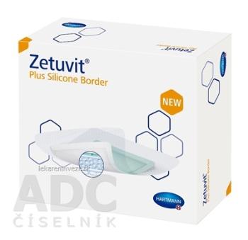 Zetuvit Plus Silicone Border kompres sterilný (10x10 cm) 1x10 ks