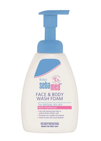 Sebamed Detská umývacia pena na tvár a telo Baby(Face & Body Wash Foam) 400 ml