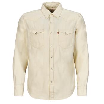 Levis  BARSTOW WESTERN STANDARD Lightweight  Košele s dlhým rukávom Biela