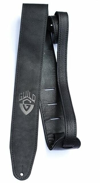 Guild Strap Standard Leather Gitarový pás Black