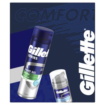 Gillette Series Senstivie gel 200ml + Balzám po holení Hydrates & smoothes 50ml 2 ks