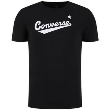 Converse  Tričká s krátkym rukávom Center Front Logo  Čierna