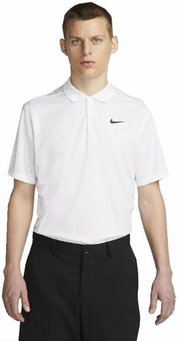 Nike Dri-Fit Victory+ Mens Golf Polo White/Black S