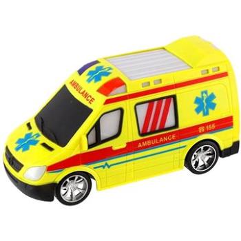 Teddies Auto RC ambulancia 20 cm na diaľkové ovládanie 27 MHz (8592190854874)