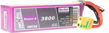 Hacker akupack Li-Pol 22.2 V 3800 mAh Počet článkov: 6 35 C SoftCase XT90
