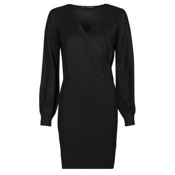 Guess  Krátke šaty ELIANE DRESS SWEATER  Čierna