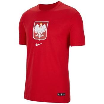 Nike  Tričká s krátkym rukávom JR Polska Crest  Červená