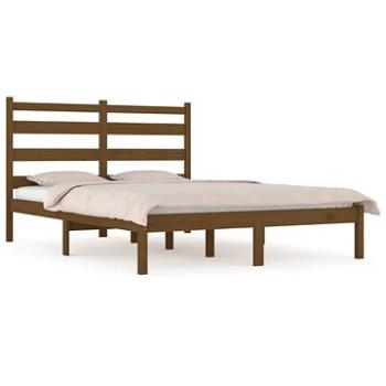 Rám postele medovo hnedý masívna borovica 180 × 200 cm Super King, 3103666