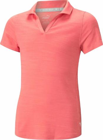 Puma Girls Cloudspun Coast Polo Loveable Heather 128