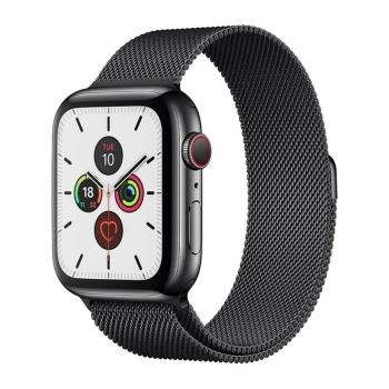 Náramok s magnetickým remienkom pre Apple Watch 7/8 45 mm - Čierna KP25125