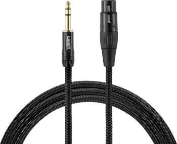 Warm Audio Premier Series XLR prepojovací kábel [1x XLR zásuvka - 1x jack zástrčka 6,35 mm] 1.80 m čierna