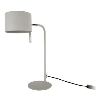 Sivá stolová lampa Leitmotiv Shell, výška 45 cm