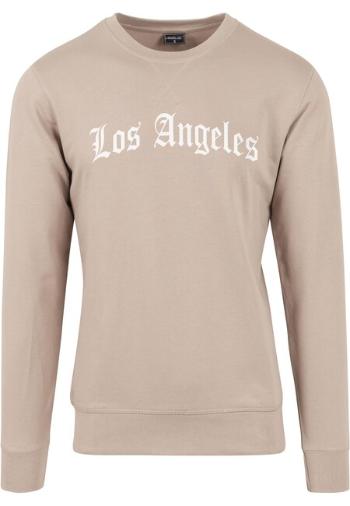 Mr. Tee Los Angeles Wording Crewneck darksand - XS