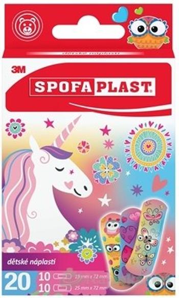 3M SPOFAPLAST č.119 Detské náplasti 2 veľkosti, dievčenský motív 20ks