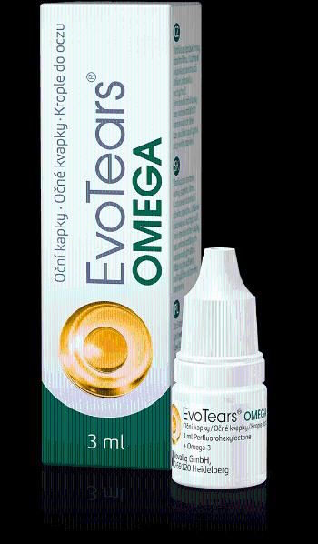 EvoTears Omega očné kvapky ml 3 ml