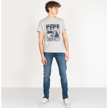 Pepe jeans  Nohavice päťvreckové PM205895DH74 | Hatch Regular  Modrá