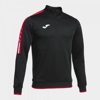 SUDADERA OLIMPIADA NEGRO ROJO 5XS