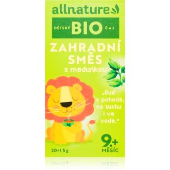 Allnature Detský čaj BIO Záhradná zmes s medovkou čaj v BIO kvalite 20x1,5 g