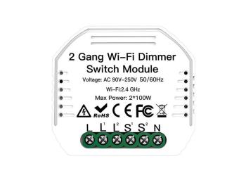 Smart ovládač osvetlenia MOES Dimmer Module MS-105B WiFi Tuya