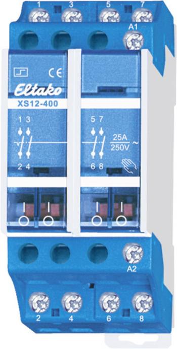 impulzný spínač montážna lišta Eltako XS12-400-230V 4 spínacie 230 V 15 A 3600 W  1 ks