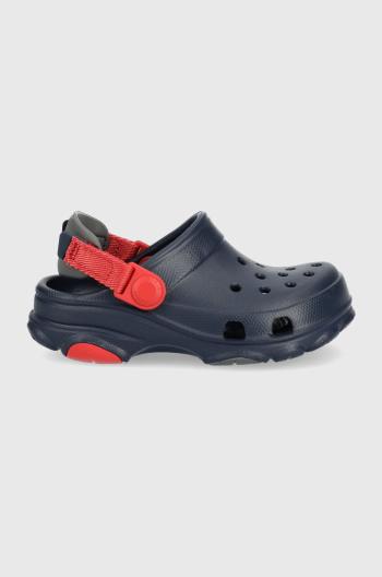 Detské šľapky Crocs tmavomodrá farba