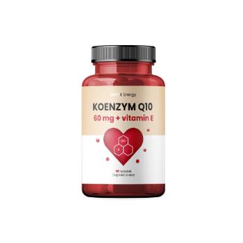 Koenzým Q10 60 mg + vitamín E MOVit Energy 90 kapsúl