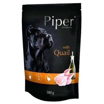 Piper Adult kapsička pre psov s prepelicou 500 g (5902921302445)