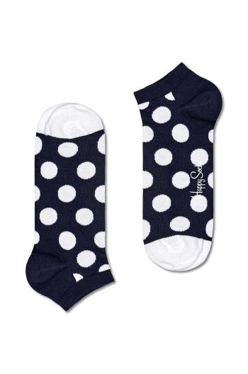 Ponožky Happy Socks Big Dot Low Sock tmavomodrá farba