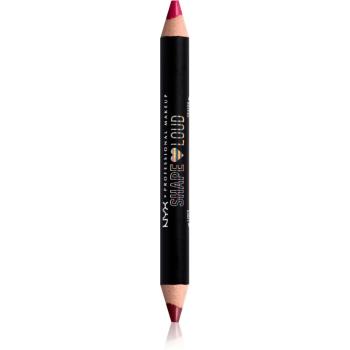 NYX Professional Makeup Lip Liner Duo Pride Line Loud růž + ceruzka na pery s matným efektom odtieň 03 - Scene Kween