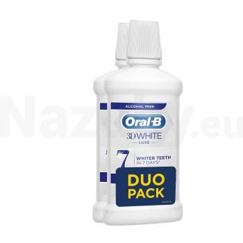 Oral B 3D White Luxe 2x 500 ml dvojbalenie