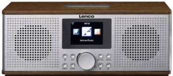 Lenco DIR-170 internetové stolný rádio DAB+, FM AUX, Bluetooth, USB, internetové rádio   vlašský orech