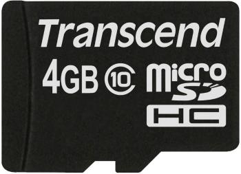 Pamäťová karta Micro SDHC 4 GB Transcend Premium Class 10