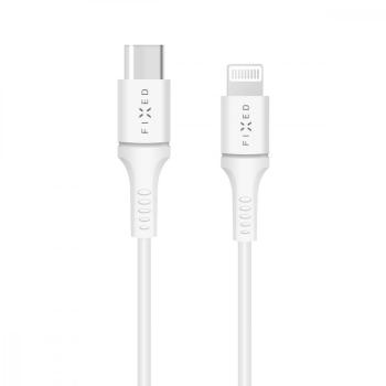 FIXED FIXD-CL-WH DATOVY A NABIJACI KABEL S KONEKTORMI USB-C/LIGHTNING A PODP. PD,1 M,BIELY