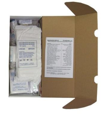 Panacea Náplň do nástennej lekárničky štandard v papierovej kartónovej krabici