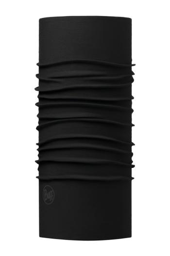 Šál komín Buff Solid Black čierna farba, jednofarebný