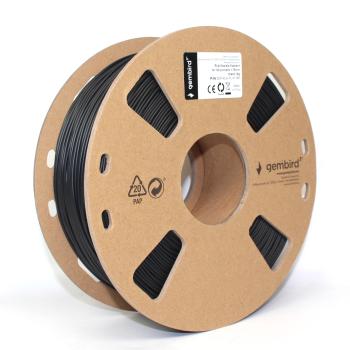 GEMBIRD 3D filament, PLA flexi, 1,75mm, 1000g, 3DP-PLA-FL-01-BK,  čierna