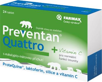 Preventan FARMAX Quattro + vitamín C 24 tabliet