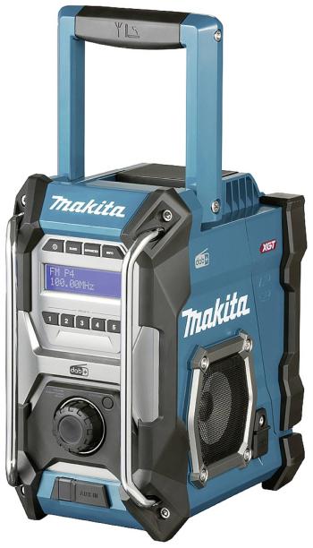 Makita MR003GZ odolné rádio DAB+, FM AUX, DAB+, UKW  odolné proti striekajúcej vode, nárazuvzdorné čierna, tyrkysová