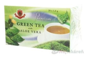 HERBEX PREMIUM Tea Zelený čaj ALOE VERA 20 x 1,5 g