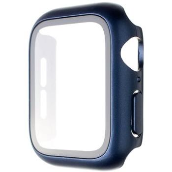FIXED Pure+ s temperovaným sklom na Apple Watch 45 mm modré (FIXPUW+-818-BL)