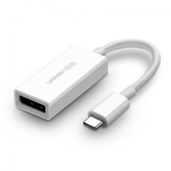 Ugreen MM130 adaptér USB-C / DisplayPort, biely (40372)