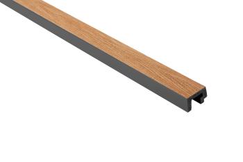 Obkladová lamela ľavé ukončenie Fineza Slat Large Classic oak 270x3,6 cm SLAT03COL