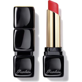 GUERLAIN KissKiss Tender Matte dlhotrvajúci rúž s matným efektom odtieň 885 Gentle Coral 3.5 g