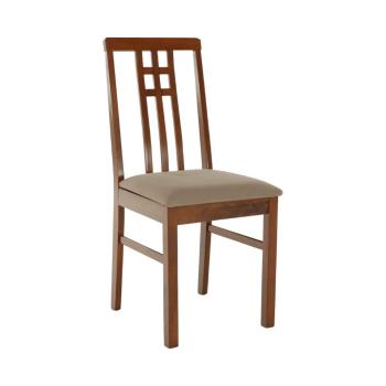 Jedálenská stolička SILAS látka / drevo Tempo Kondelaa Dub tmavý
